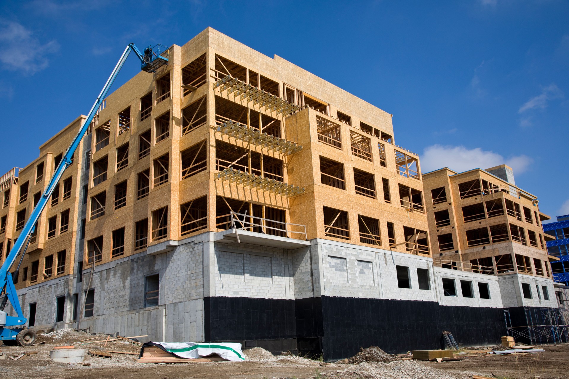 New construction large condo framework